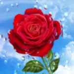 Logo of Flowers and Rain Drops android Application 